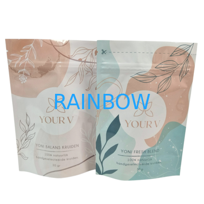 Sacos de Mylar Biodegradáveis Personalizados para Sais de Banho 4OZ 5OZ Stand Up Pouch