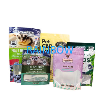 Saco para alimentos para animais de estimação com barreira alta e impressão personalizada com impressão em rotogravura para embalagem à prova de umidade