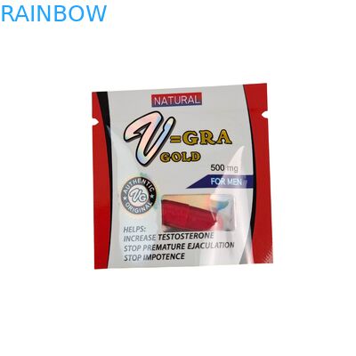 Saco de fecho térmico de plástico com tamanhos personalizados para comprimidos, comprimidos e cápsulas medicinais