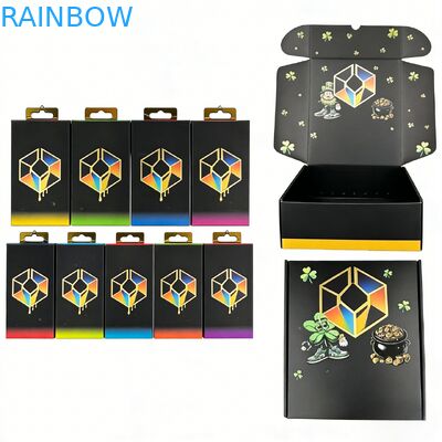 Caixa de papel personalizada de materiais reciclados de luxo com fecho magnético e inserções personalizáveis para embalagens de presentes